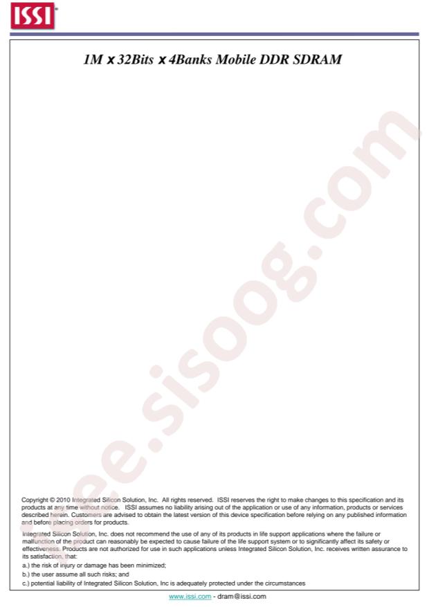 ISSI IS43LR32400F-6BL-TR