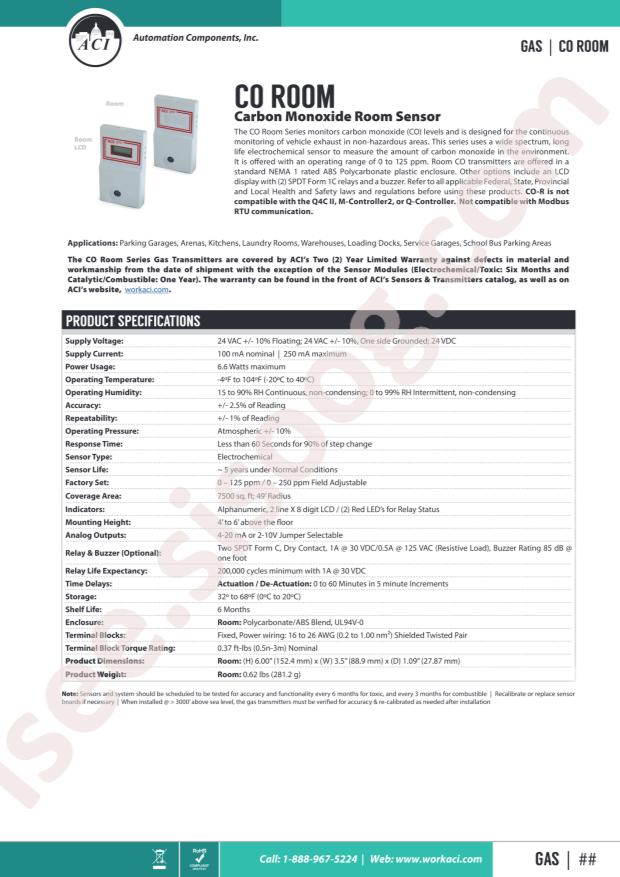 Automation Components, Inc. CO-R-RB-D
