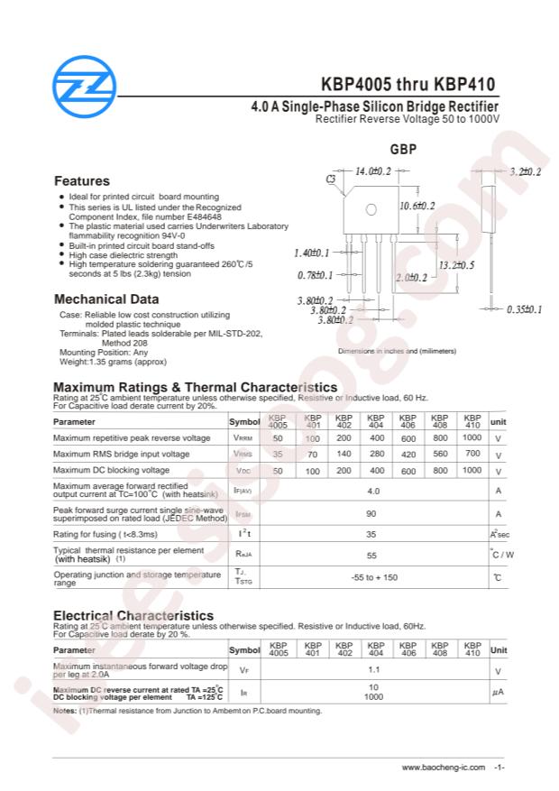 baocheng KBP410