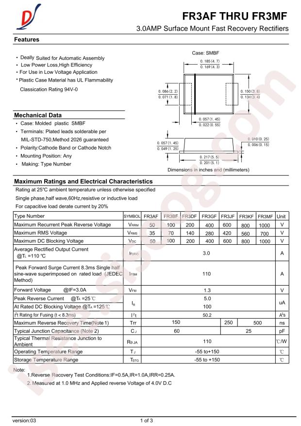 DIYI Elec Tech FR3GF