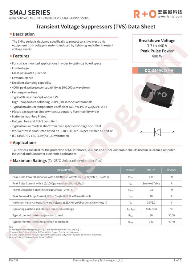 R+O SMAJ7.0A