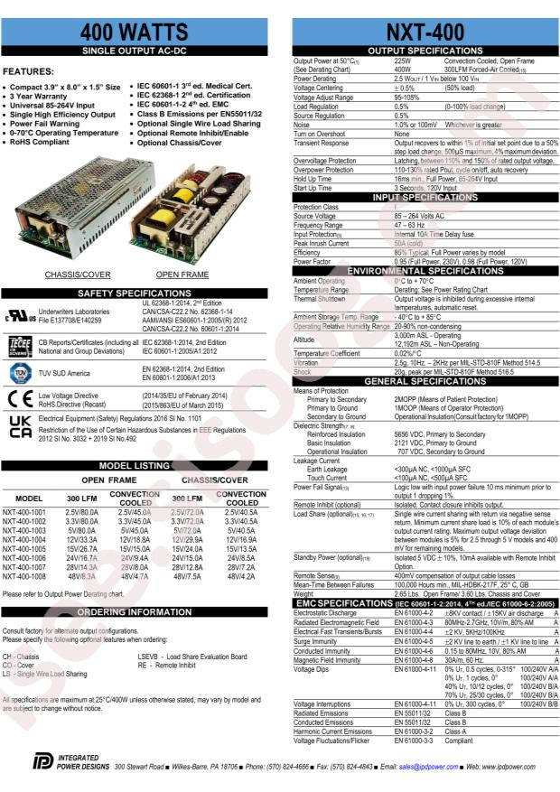 Integrated Power Designs 1010935CH