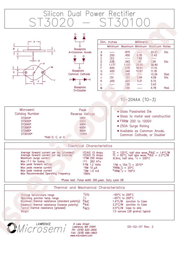MICROCHIP ST3080A