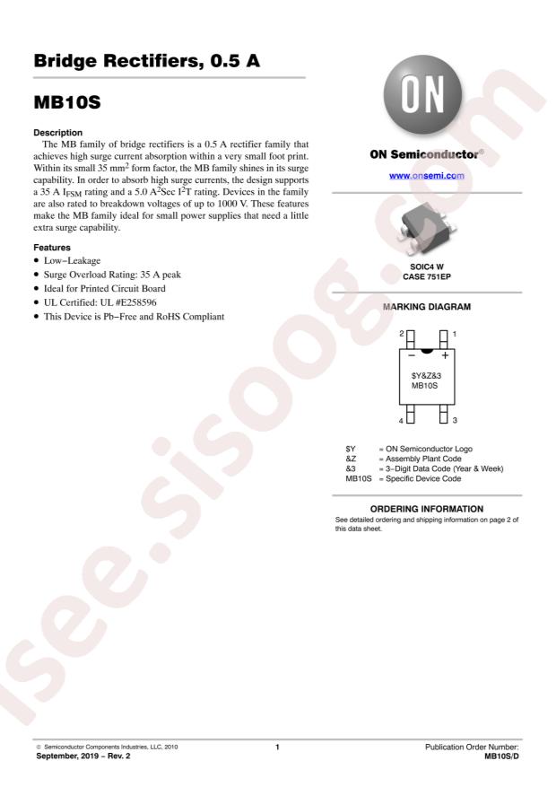 onsemi MB10S