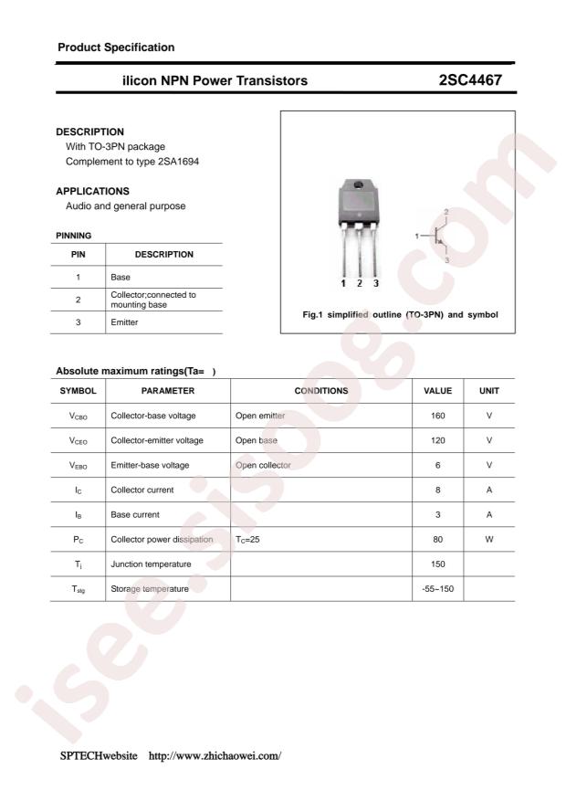 SPTECH 2SC4467
