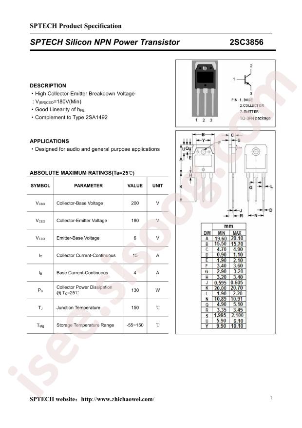 SPTECH 2SC3856