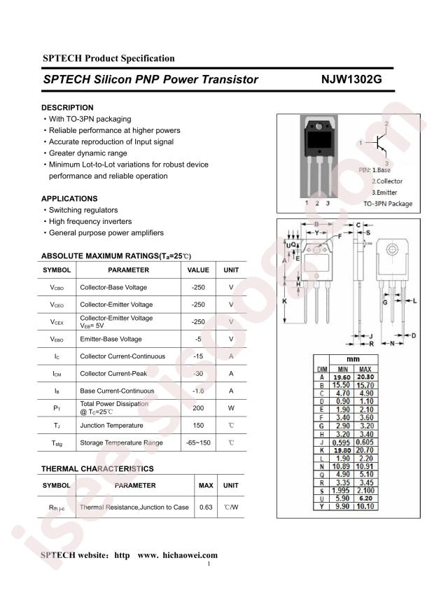 SPTECH NJW1302G