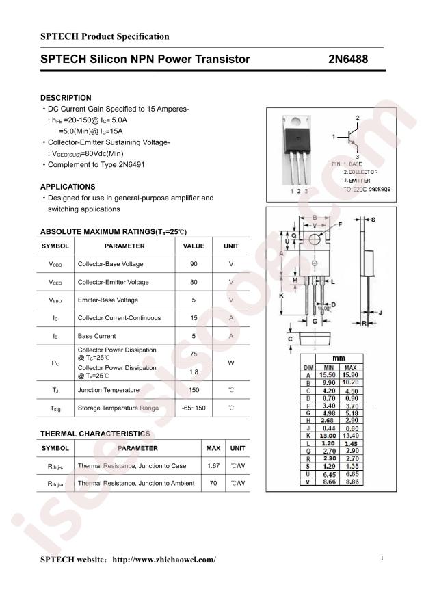 SPTECH 2N6488