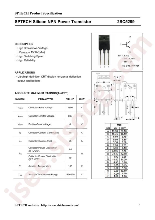 SPTECH 2SC5299