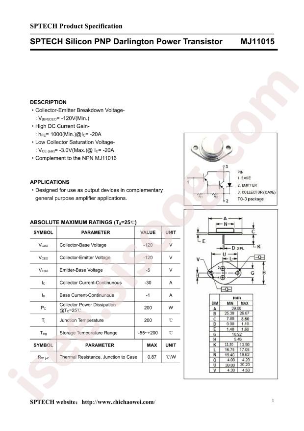 SPTECH MJ11015
