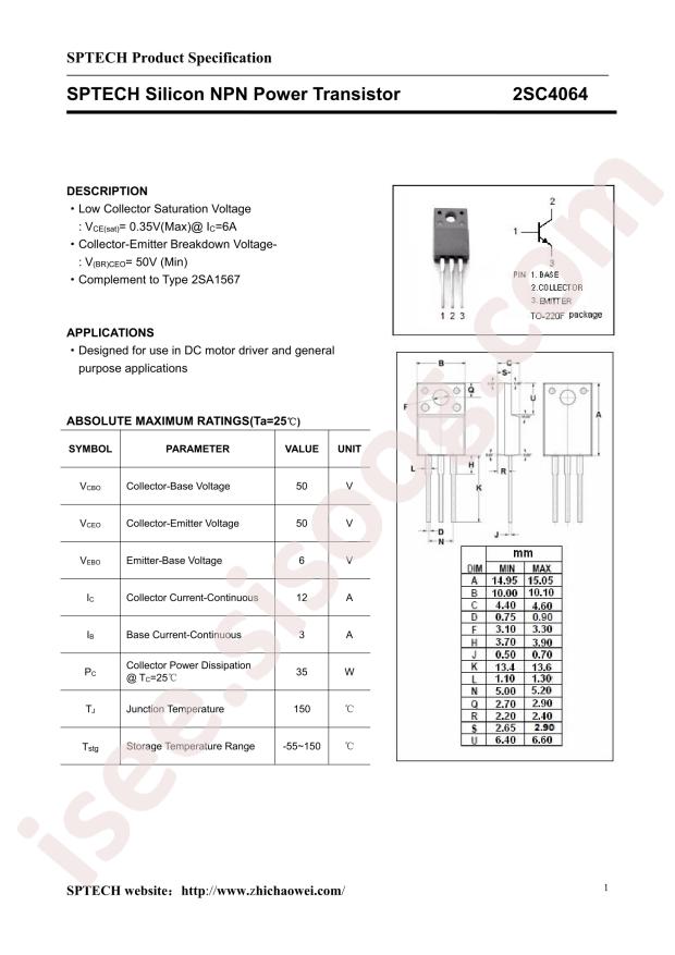 SPTECH 2SC4064