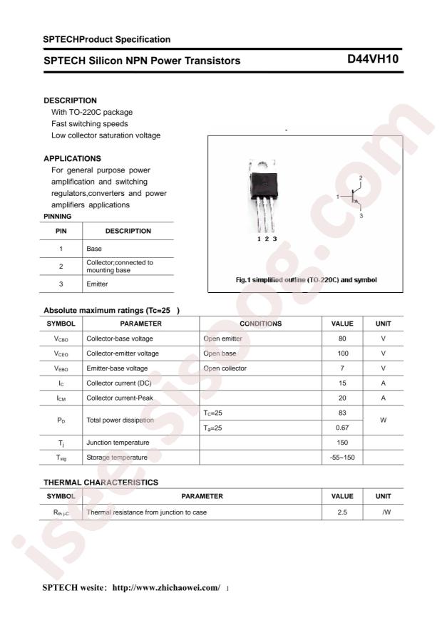 SPTECH D44VH10