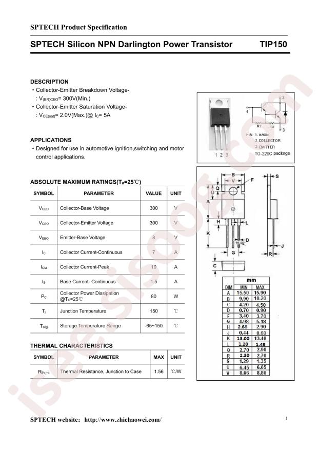 SPTECH TIP150