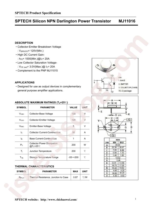 SPTECH MJ11016