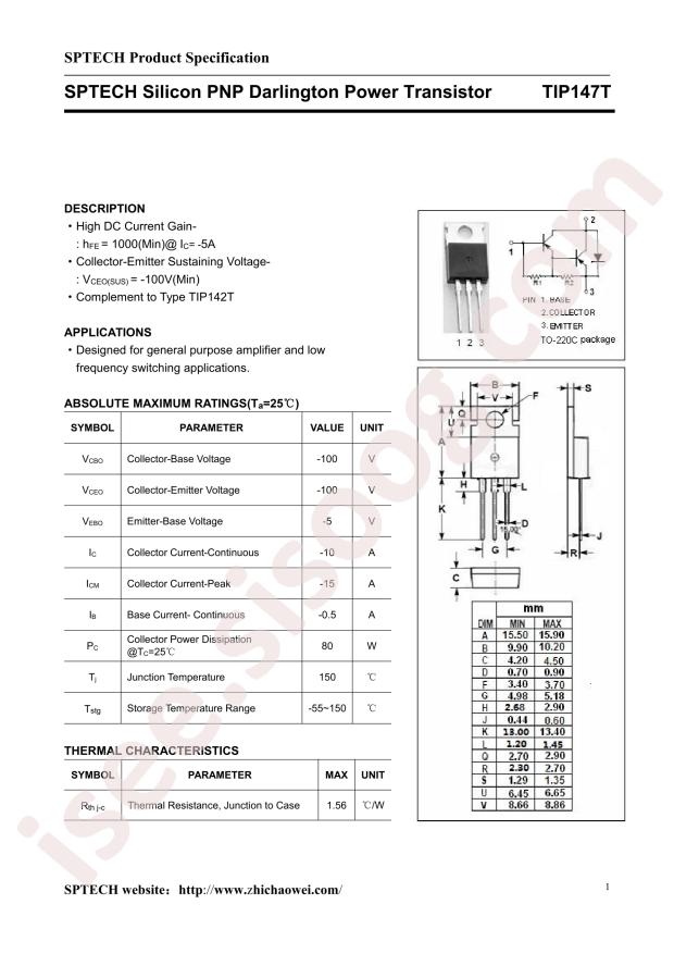 SPTECH TIP147T