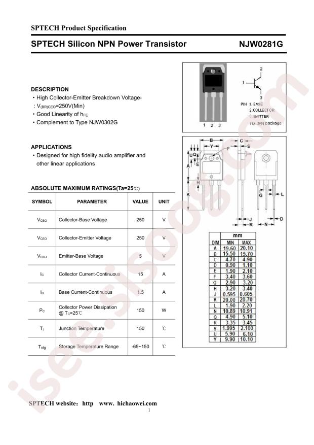 SPTECH NJW0281G