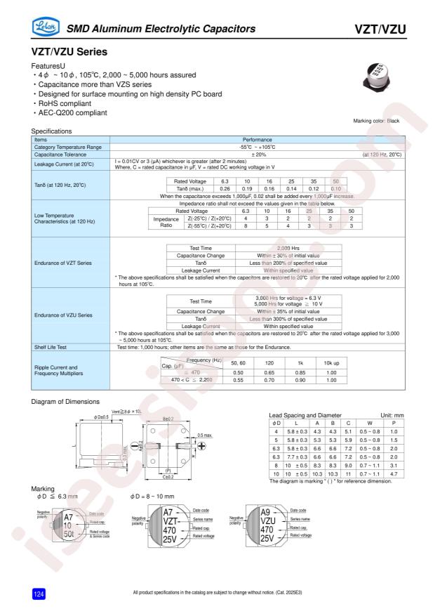 Lelon VZT221M1CTR-0606ACS