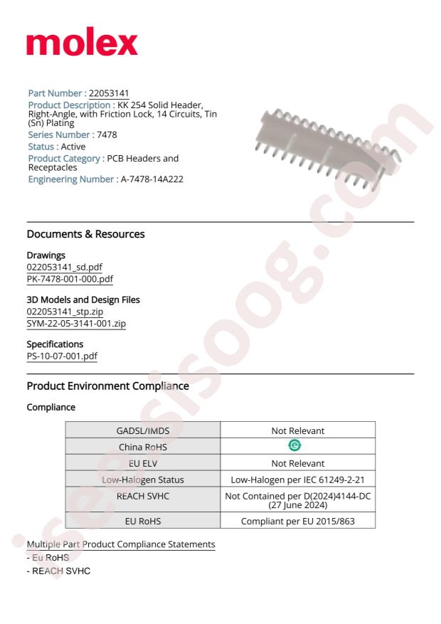MOLEX 0038001333