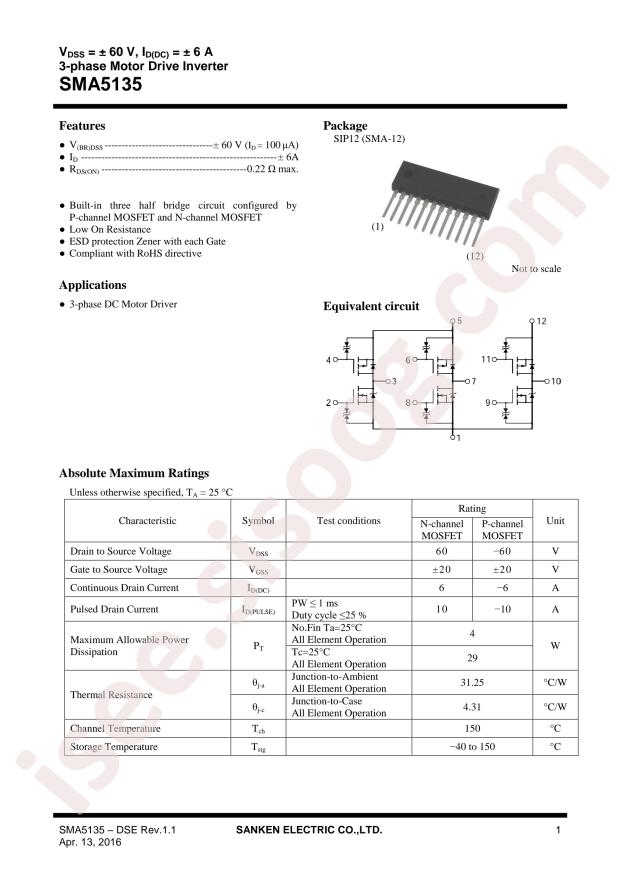 SANKEN SMA5135