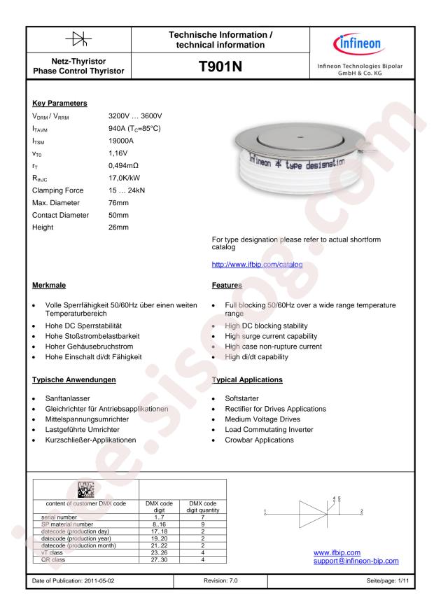 Infineon T901N36TOF