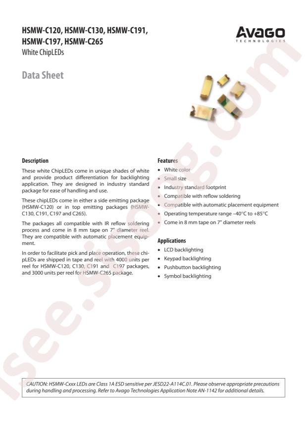 Broadcom HSMW-C265
