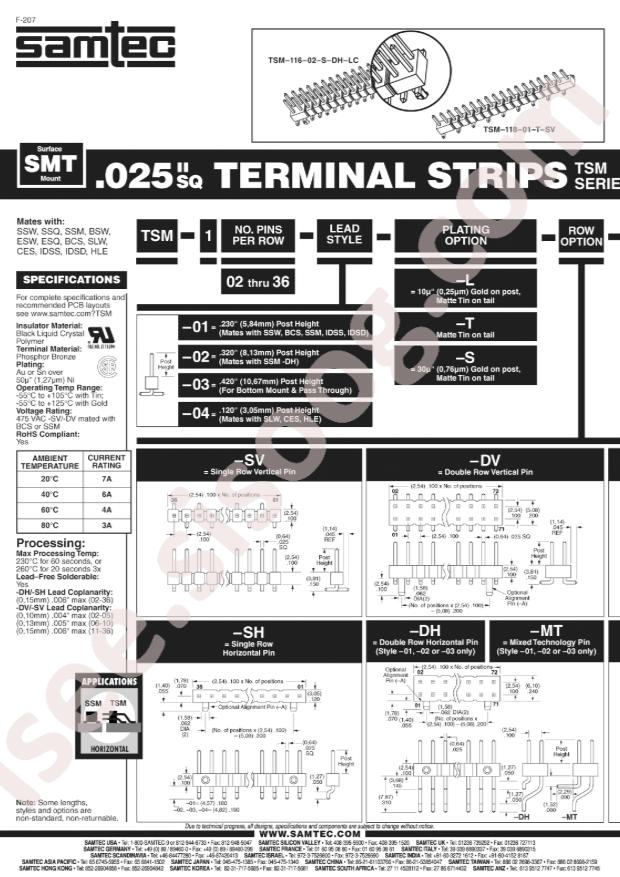 Samtec TSM-114-01-T-DV-P-TR