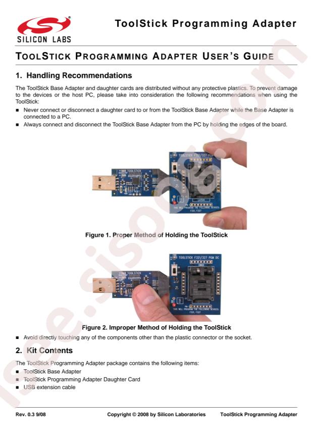 SILICON LABS TOOLSTICK360PP