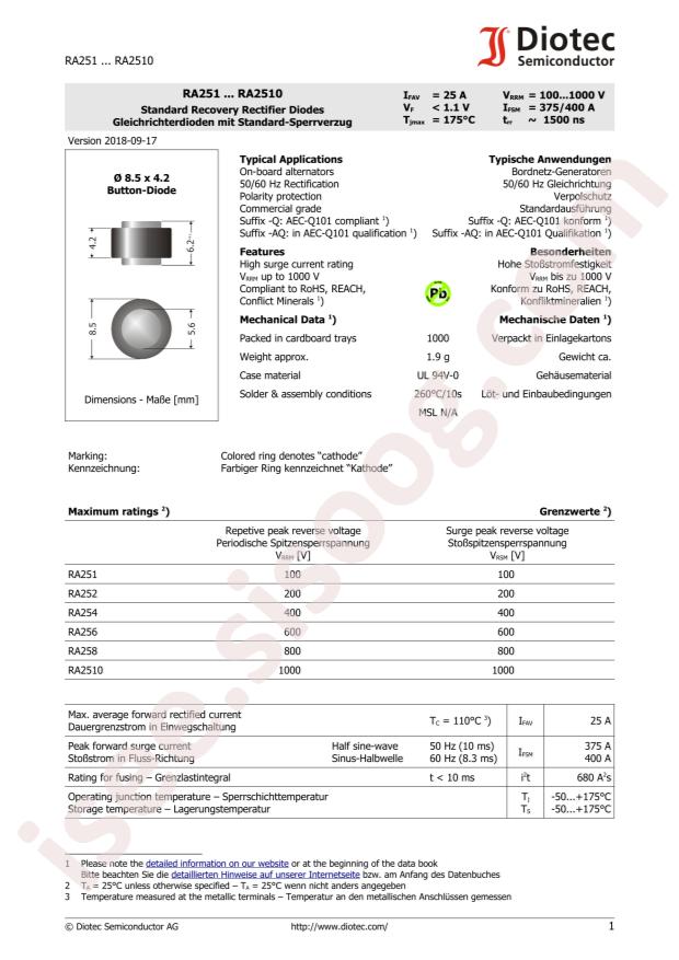 DIOTEC RA2510