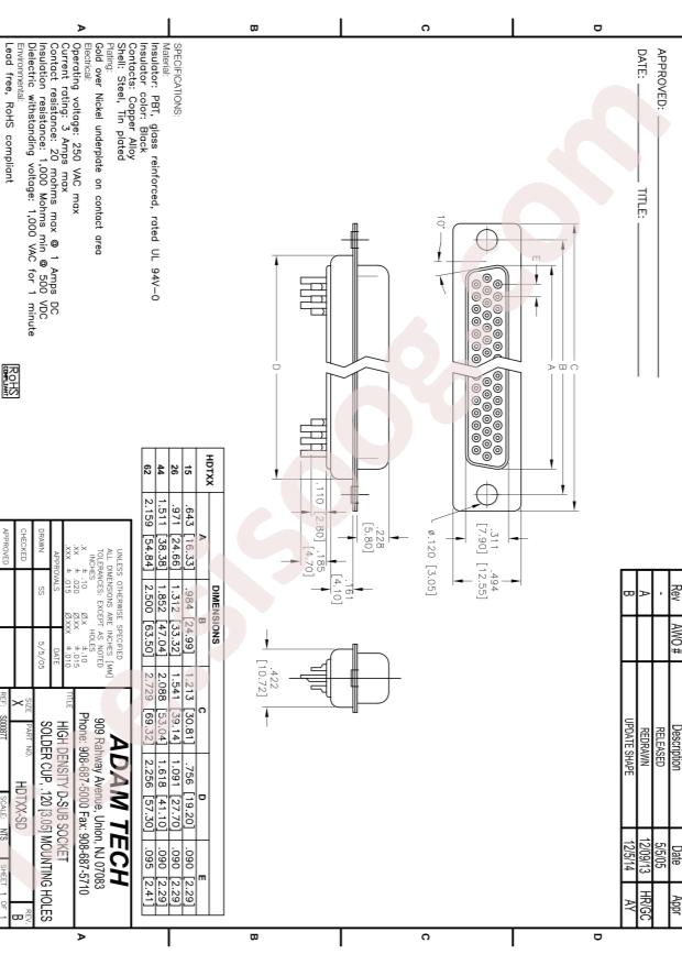 ADAM TECH HDT15-SD