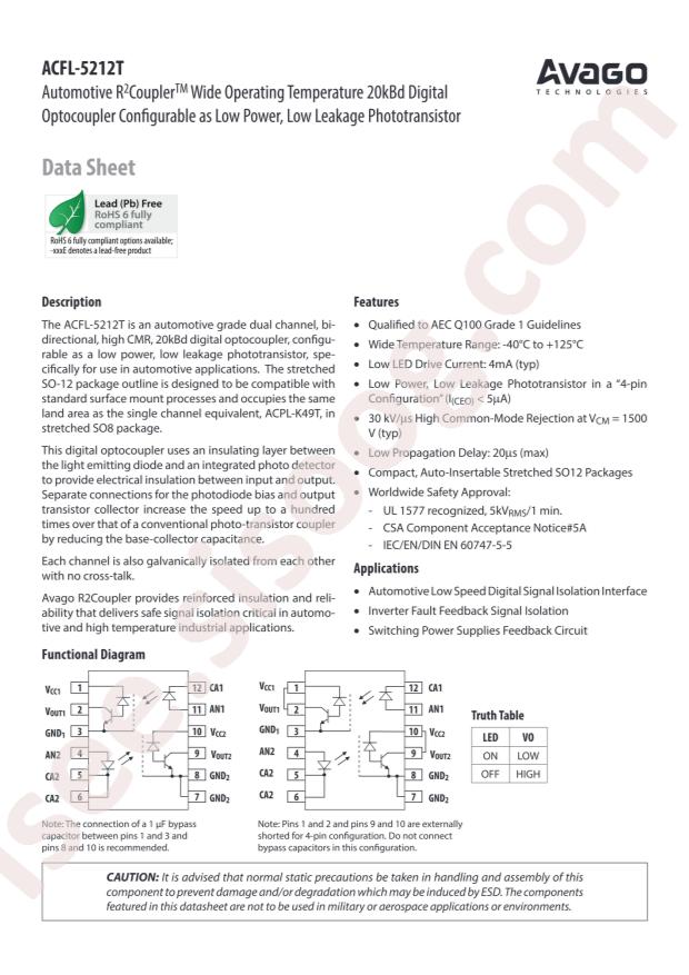 Broadcom ACFL-5212T-560E