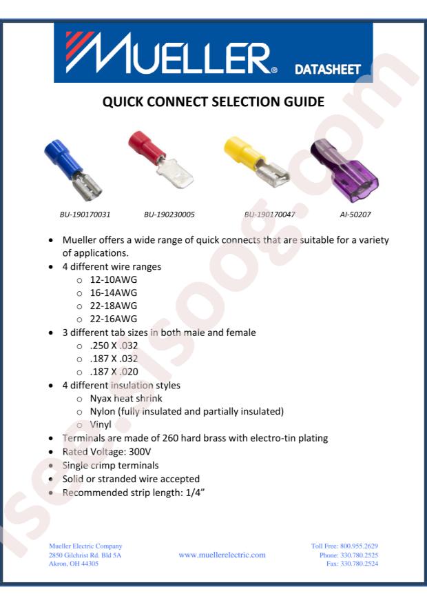 Mueller Electric BU-190040005