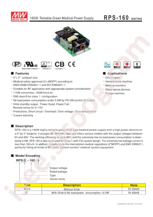 MEAN WELL RPSG-160-24