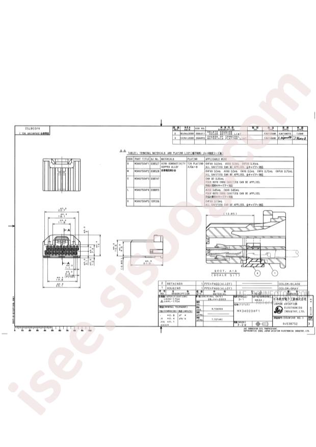 JAE Electronics MX34020SF1