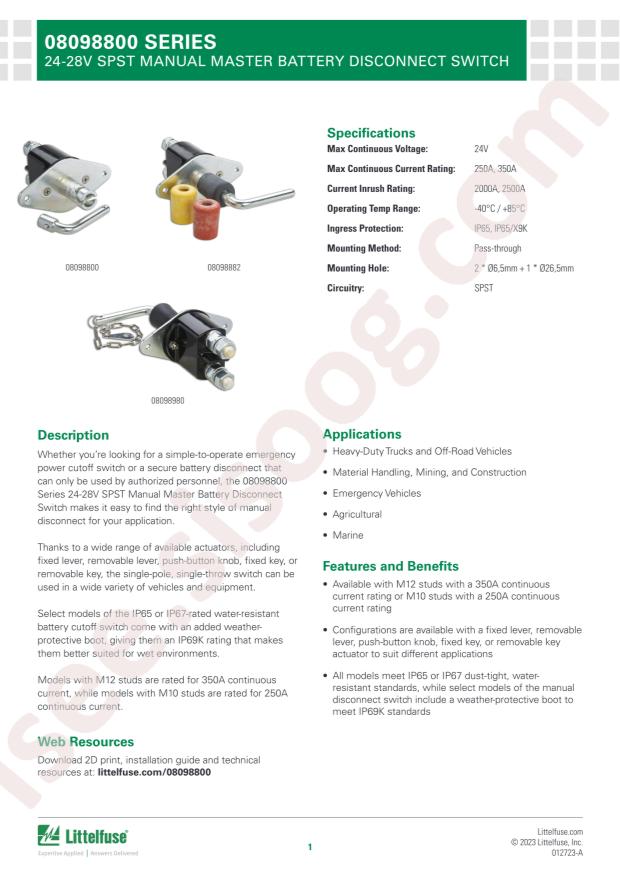 Littelfuse 08098900