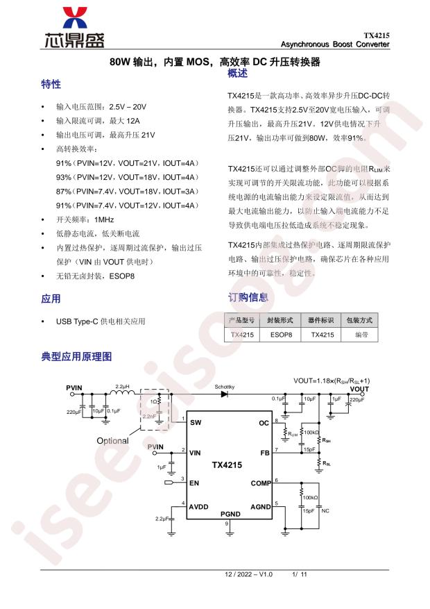XDS TX4215