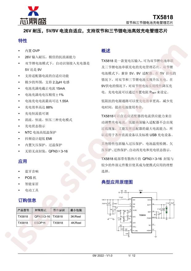 XDS TX5818