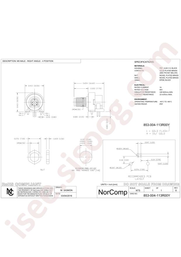 NorComp 853-004-113R001
