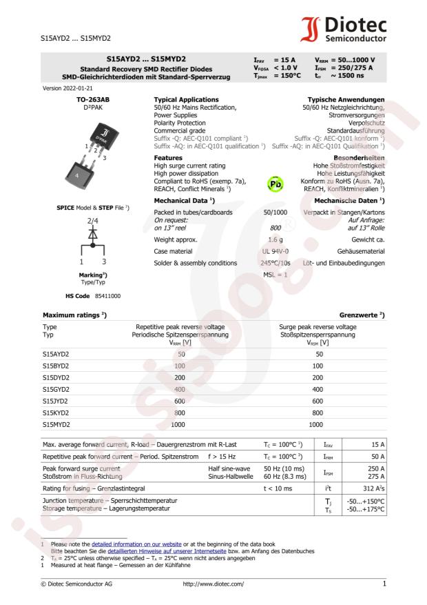 DIOTEC S15DYD2