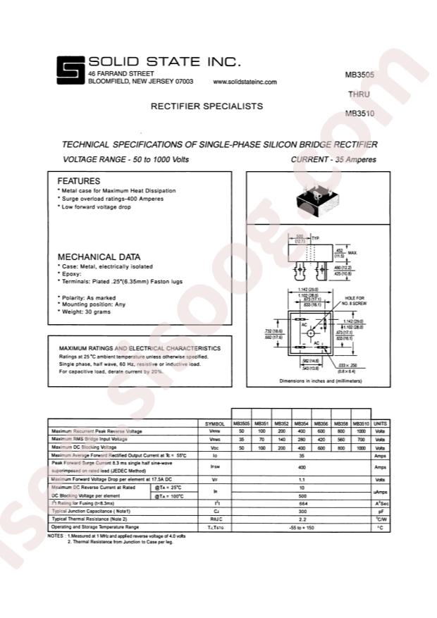 Solid State System MB3505