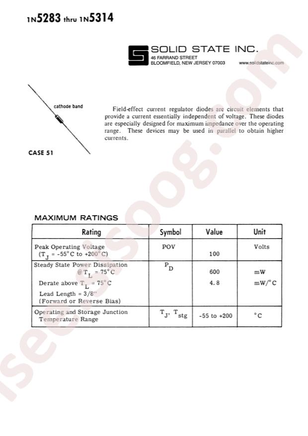 Solid State System 1N5306