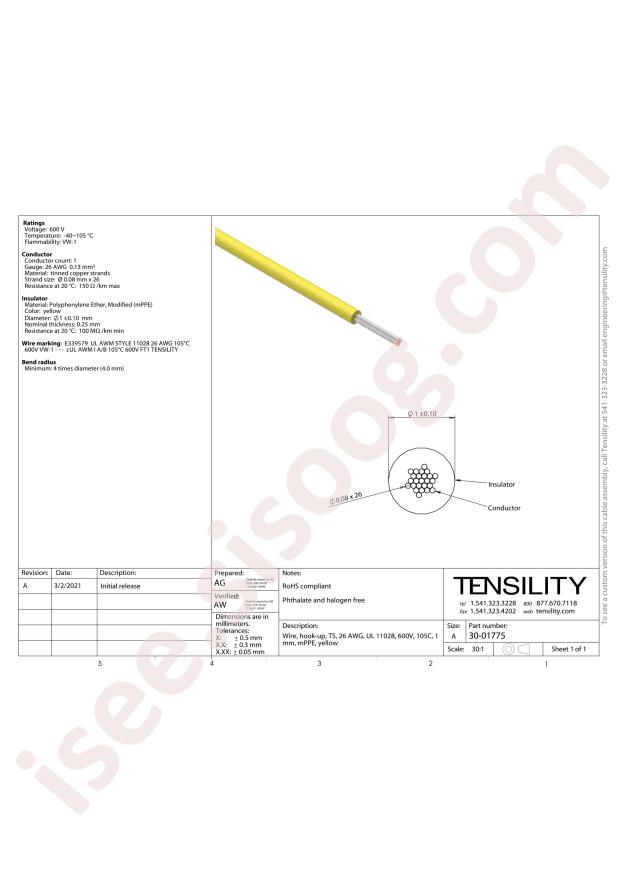 Tensility International 30-01775