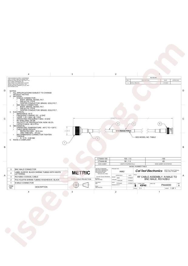 Cal Test CT4444-100