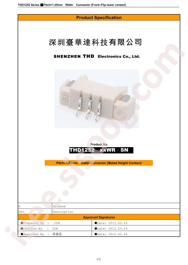 THD THD1252-10WR-SN-01