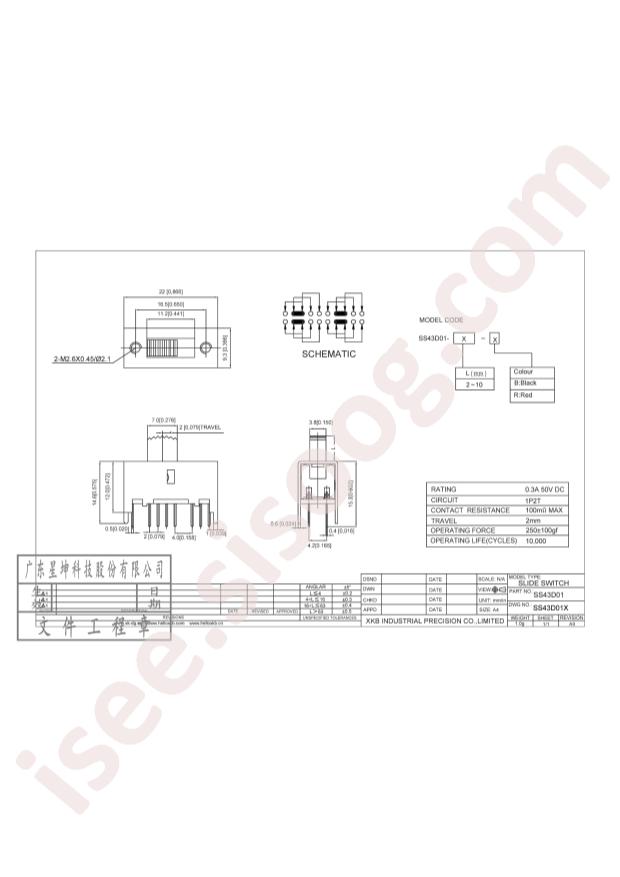 XKB Connection SS43D01L4