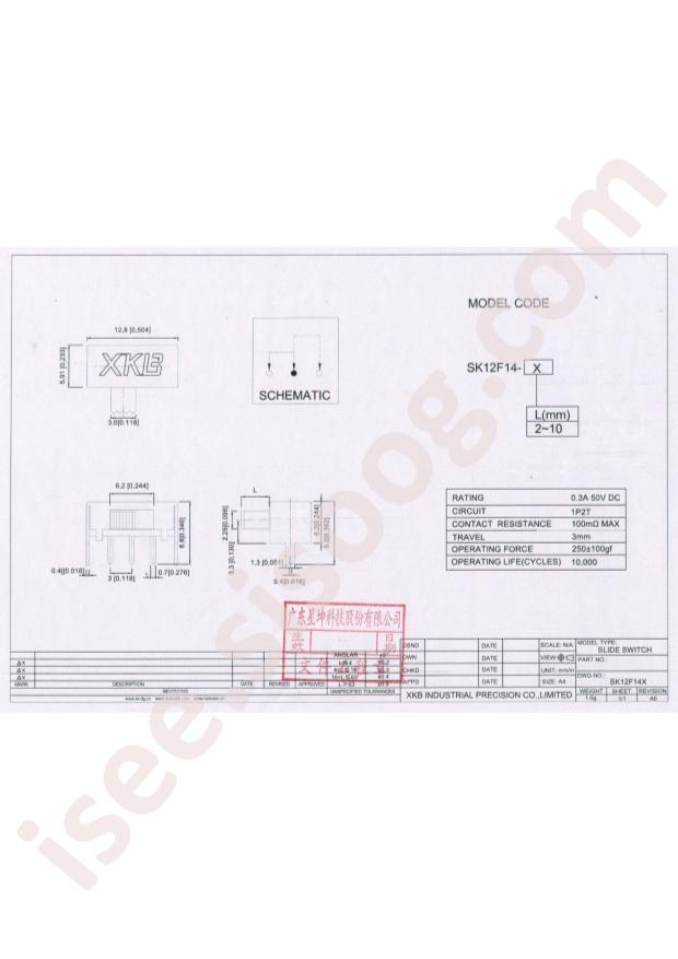 XKB Connection SK12F14L3