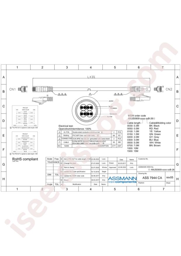 Assmann WSW Components AMJS0909-0100-GYB-26
