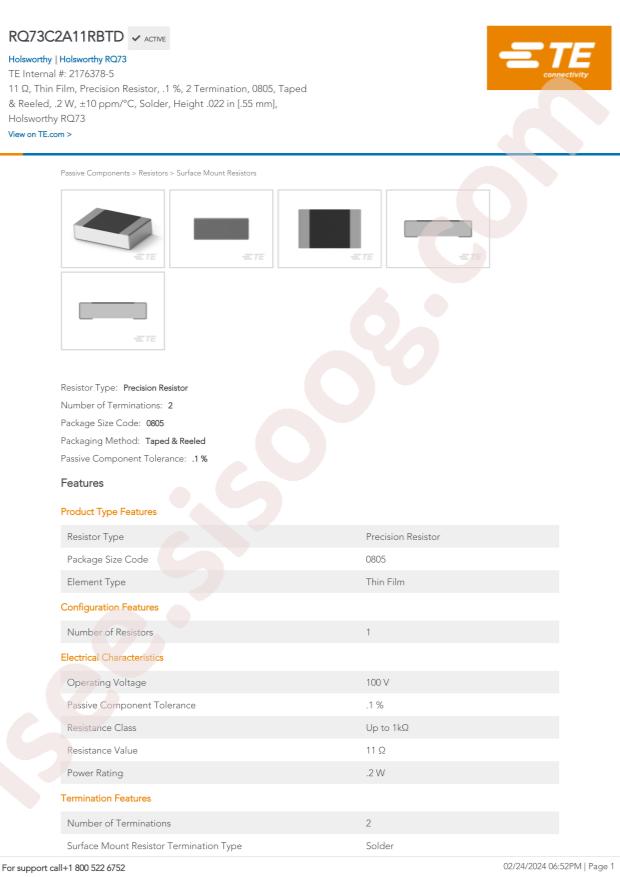 TE Connectivity RQ73C2A11RBTD