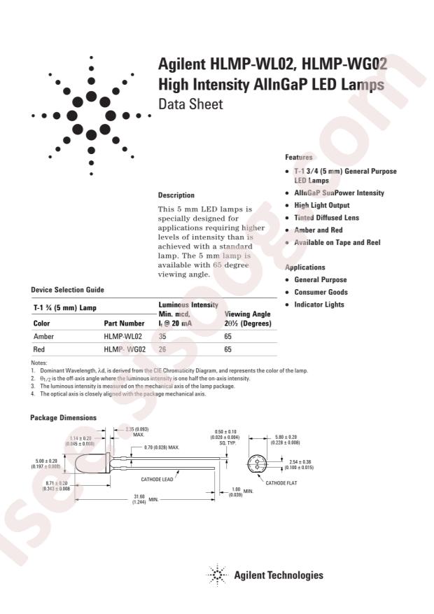 Broadcom HLMP-WL02