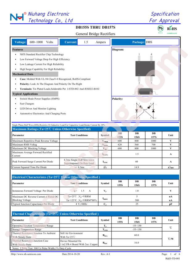 NH DB157S