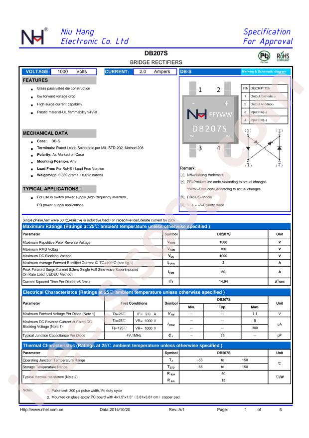 NH DB207S